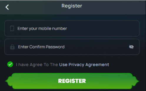 Registration at Indwin7 casino